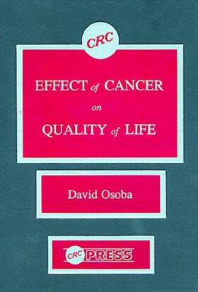 Osoba |  Effect of Cancer On Quality of Life | Buch |  Sack Fachmedien