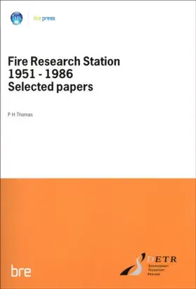 Thomas |  Fire Research Station 1951-1986 Selected Papers | Buch |  Sack Fachmedien