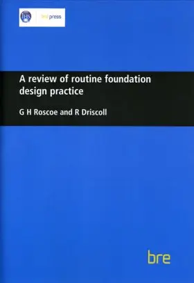 Roscoe |  A Review of Routine Foundation Design Practice | Buch |  Sack Fachmedien