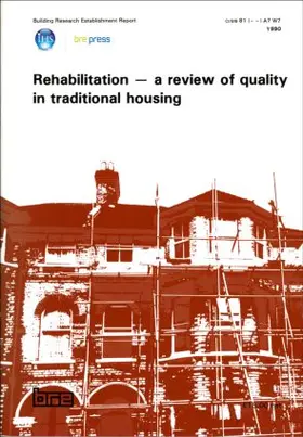  Rehabilitation - A Review of Quality in Traditional Housing | Buch |  Sack Fachmedien