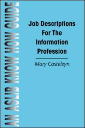 Casteleyn |  Job Descriptions for the Information Profession | Buch |  Sack Fachmedien