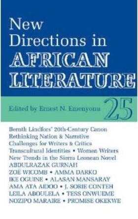 Emenyonu |  ALT 25 New Directions in African Literature | Buch |  Sack Fachmedien