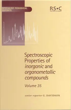 Davidson |  Spectroscopic Properties of Inorganic and Organometallic Compounds | Buch |  Sack Fachmedien