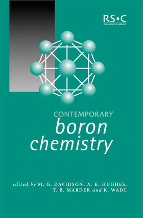 Davidson / Wade / Marder |  Contemporary Boron Chemistry | Buch |  Sack Fachmedien
