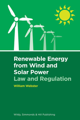Webster |  Renewable Energy from Wind and Solar Power: Law and Regulation | Buch |  Sack Fachmedien