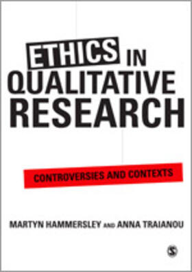 Hammersley / Traianou |  Ethics in Qualitative Research | Buch |  Sack Fachmedien