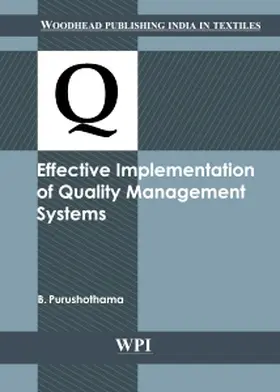 Purushothama |  Effective Implementation of Quality Management Systems | Buch |  Sack Fachmedien