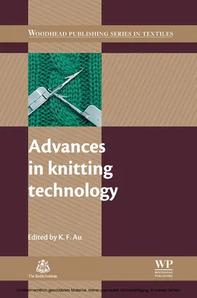 Au |  Advances in Knitting Technology | eBook | Sack Fachmedien