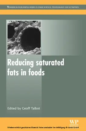 Talbot |  Reducing Saturated Fats in Foods | eBook | Sack Fachmedien