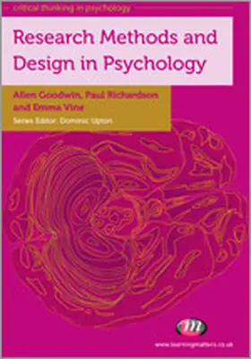 Goodwin / Richardson / Vine |  Research Methods and Design in Psychology | eBook | Sack Fachmedien