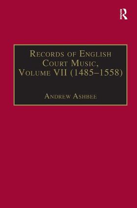 Ashbee |  Records of English Court Music | Buch |  Sack Fachmedien