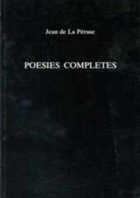 Peruse / Coleman |  Poésies Complètes | Buch |  Sack Fachmedien