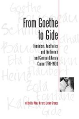 Orr / Sharpe |  From Goethe To Gide | Buch |  Sack Fachmedien