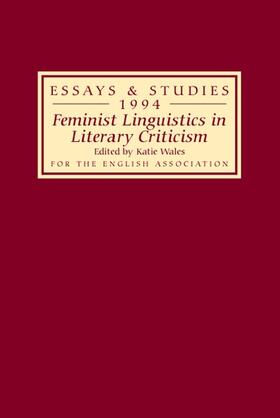 Wales |  Feminist Linguistics in Literary Criticism | Buch |  Sack Fachmedien