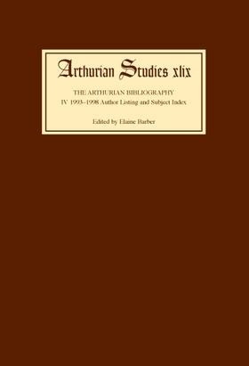 Barber |  Arthurian Bibliography IV | Buch |  Sack Fachmedien