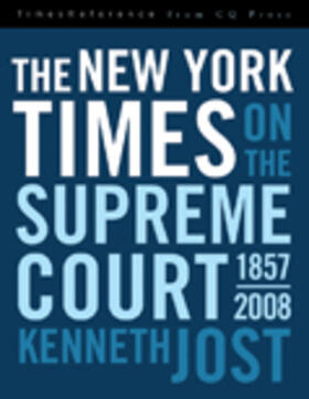 Jost |  The New York Times on the Supreme Court, 1857-2008 | Buch |  Sack Fachmedien