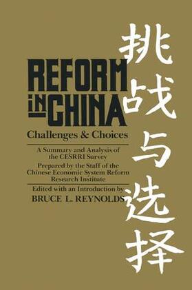 Reynolds |  Reform in China | Buch |  Sack Fachmedien