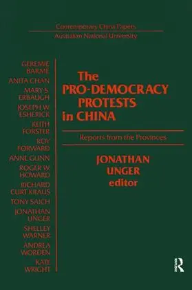 Unger |  The Pro-democracy Protests in China | Buch |  Sack Fachmedien