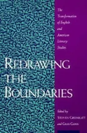 Greenblatt / Gunn |  Redrawing the Boundaries: The Transformation of English and American Literary Studies | Buch |  Sack Fachmedien