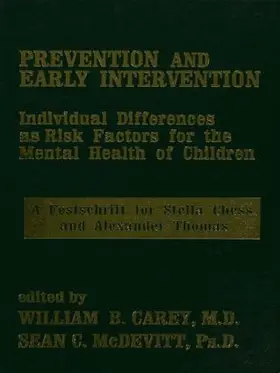 Carey / McDevit |  Prevention And Early Intervention | Buch |  Sack Fachmedien