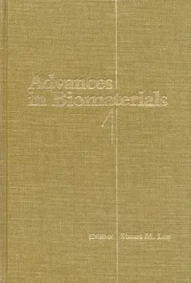 Lee |  Advances in Biomaterials 1 | Buch |  Sack Fachmedien