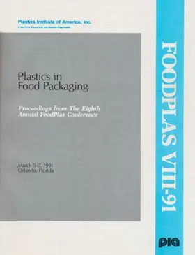  Plastics in Food Packaging Conference | Buch |  Sack Fachmedien