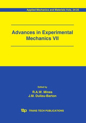 Mines / Dulieu-Barton | Advances in Experimental Mechanics VII | Buch | 978-0-87849-248-0 | sack.de