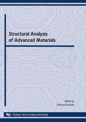 Karama |  Structural Analysis of Advanced Materials | Buch |  Sack Fachmedien