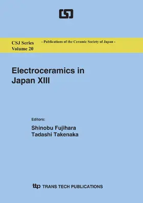 Fujihara / Takenaka |  Electroceramics in Japan XIII | Buch |  Sack Fachmedien