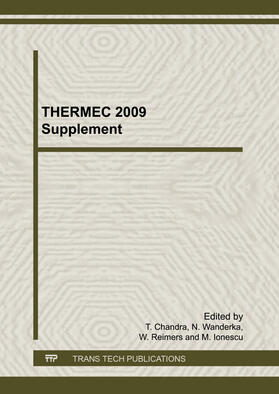 Chandra / Wanderka / Reimers | THERMEC 2009 Supplement | Buch | 978-0-87849-293-0 | sack.de