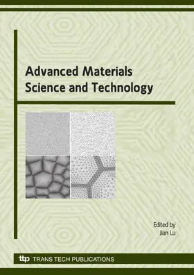 Lu |  Advanced Materials Science and Technology, IFAMST 2008 | Buch |  Sack Fachmedien