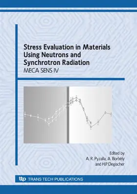 Pyzalla / Borbely / Degischer |  Stress Evaluation Using Neutrons and Synchrotron Radiation | Buch |  Sack Fachmedien