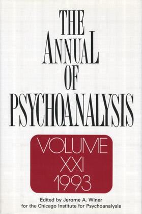 Winer |  The Annual of Psychoanalysis, V. 21 | Buch |  Sack Fachmedien