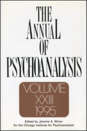 Winer |  The Annual of Psychoanalysis, V. 23 | Buch |  Sack Fachmedien