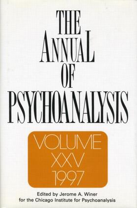 Winer |  The Annual of Psychoanalysis, V. 25 | Buch |  Sack Fachmedien