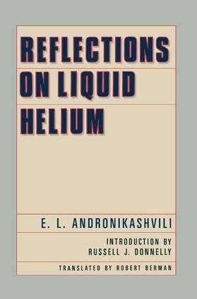 Andronikashvili |  Reflections on Liquid Helium | Buch |  Sack Fachmedien