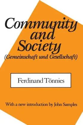 Tonnies / Loomis |  Community and Society | Buch |  Sack Fachmedien