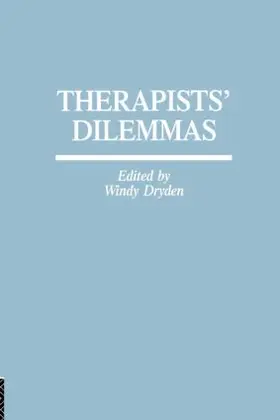 Dryden |  Therapists' Dilemmas | Buch |  Sack Fachmedien