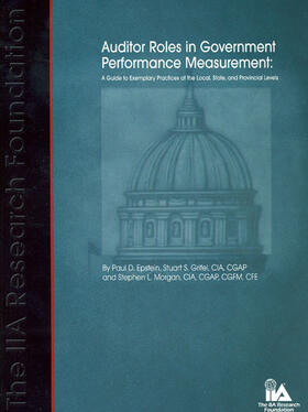 Epstein / Grifel / Morgan |  Auditor Roles in Government Performance Measurement | Buch |  Sack Fachmedien