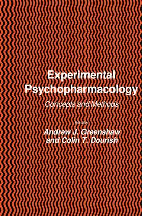 Dourish / Greenshaw |  Experimental Psychopharmacology | Buch |  Sack Fachmedien