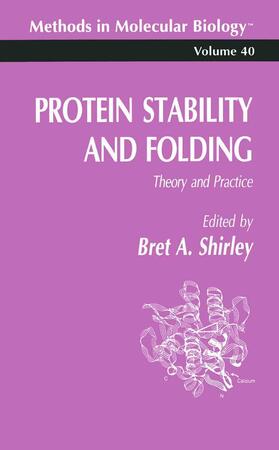 Shirley |  Protein Stability and Folding | Buch |  Sack Fachmedien