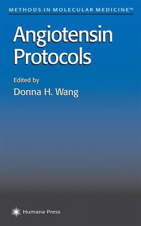 Wang |  Angiotensin Protocols | Buch |  Sack Fachmedien