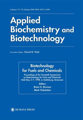 Finkelstein / Davison |  Twentieth Symposium on Biotechnology for Fuels and Chemicals | Buch |  Sack Fachmedien