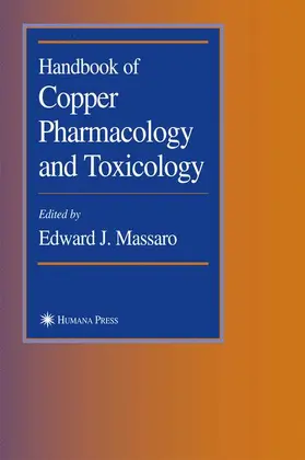 Massaro |  Handbook of Copper Pharmacology and Toxicology | Buch |  Sack Fachmedien