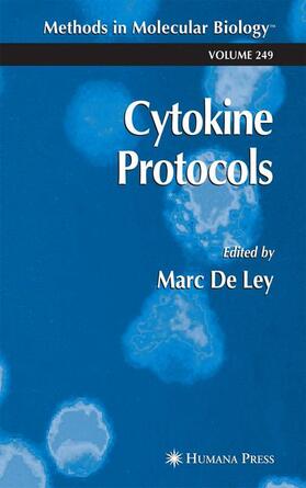 De Ley |  Cytokine Protocols | Buch |  Sack Fachmedien