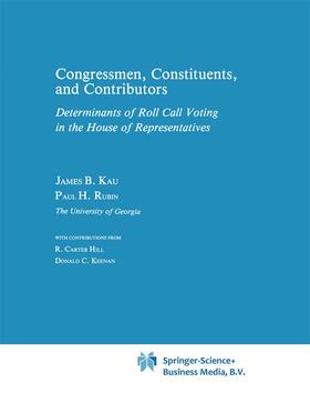 Rubin / Kau |  Congressman, Constituents, and Contributors | Buch |  Sack Fachmedien