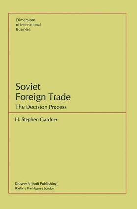 Gardner |  Soviet Foreign Trade | Buch |  Sack Fachmedien