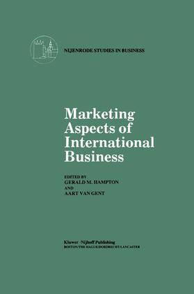 Hampton / van Gent |  Marketing Aspects of International Business | Buch |  Sack Fachmedien
