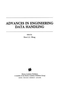 Wang |  Advances in Engineering Data Handling | Buch |  Sack Fachmedien