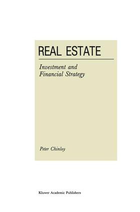 Chinloy |  Real Estate: Investment and Financial Strategy | Buch |  Sack Fachmedien